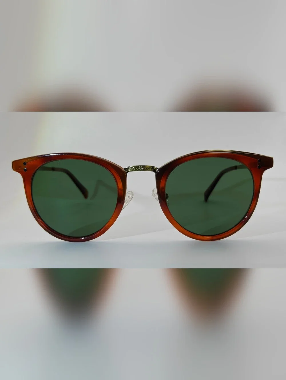 RFLKT Sun Nostalgia. 47-23. 145. Retro Style. Tortoiseshell Round Sunglasses.